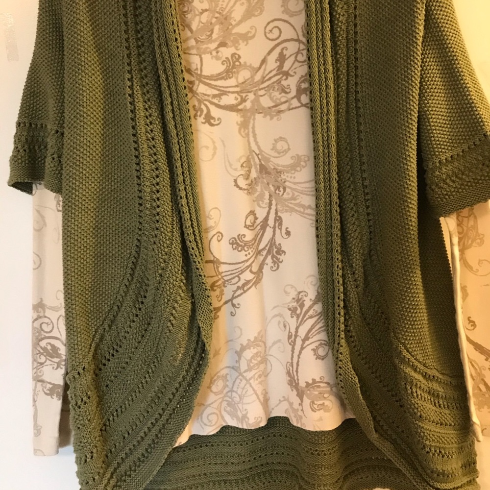 Sonoma sage knit cardigan